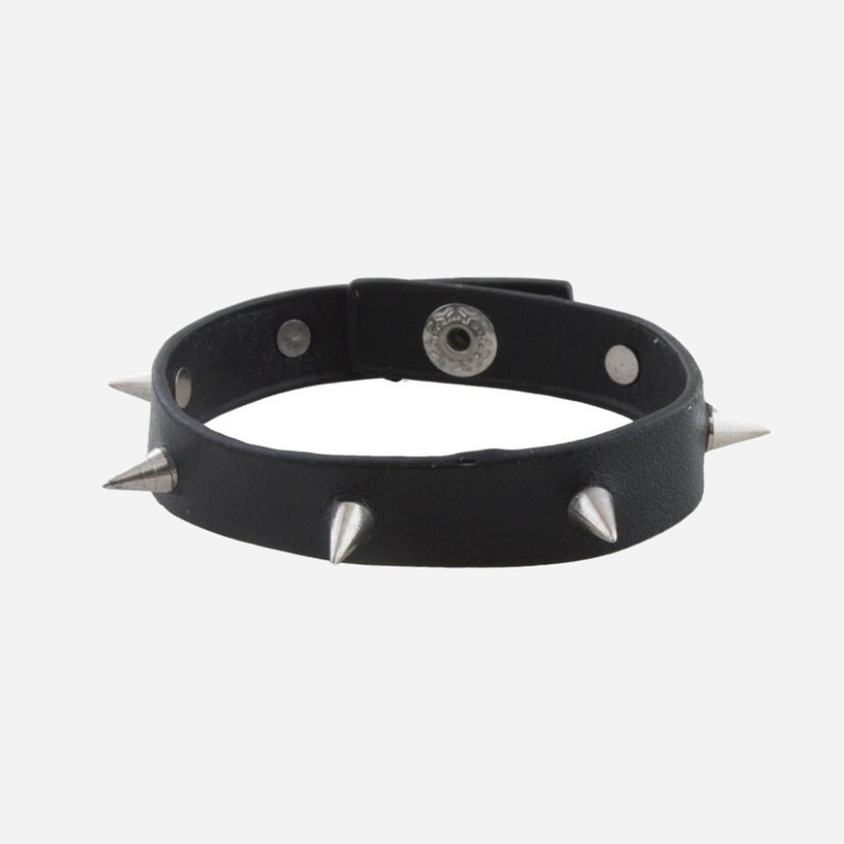 Bracelet punk à petites pointes noir