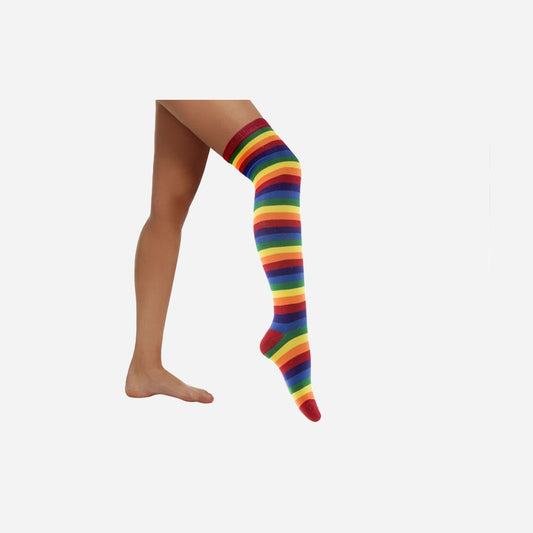 Paire de chaussettes rainbow arc en ciel 45 cm