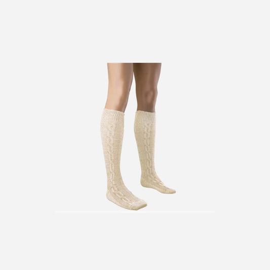 Paire de chaussettes longue Tyrol blanc creme