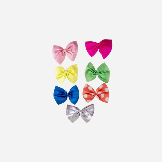 Noeud papillon de clown grand 19 cm assorti