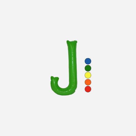 J' lettre gonflable 35 cm