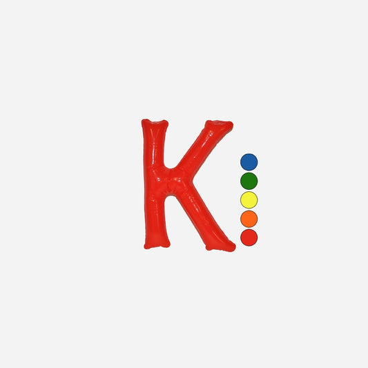 K' lettre gonflable 35 cm