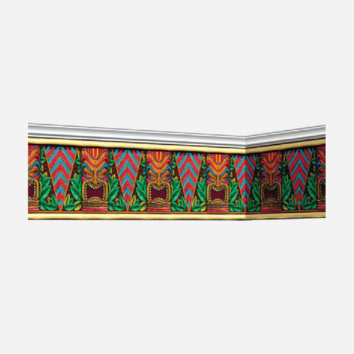 Frise murale en plastique Luau 30 cm x 7m62