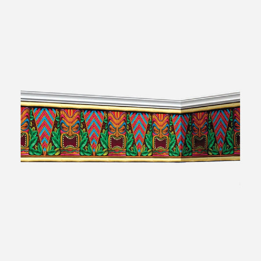 Frise murale en plastique Luau 30 cm x 7m62
