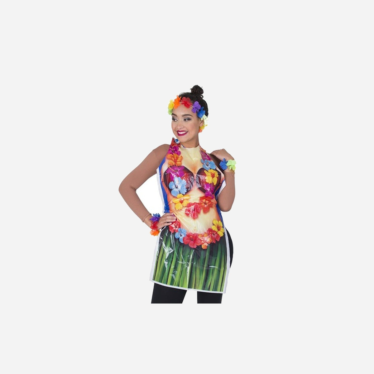 Tablier Tahiti Hawaï torse femme 90 × 41 cm