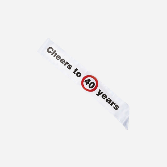 Écharpe 40 ans