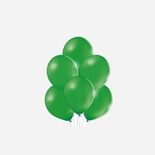 Ballon latex opaque vert 29 × 40 cm