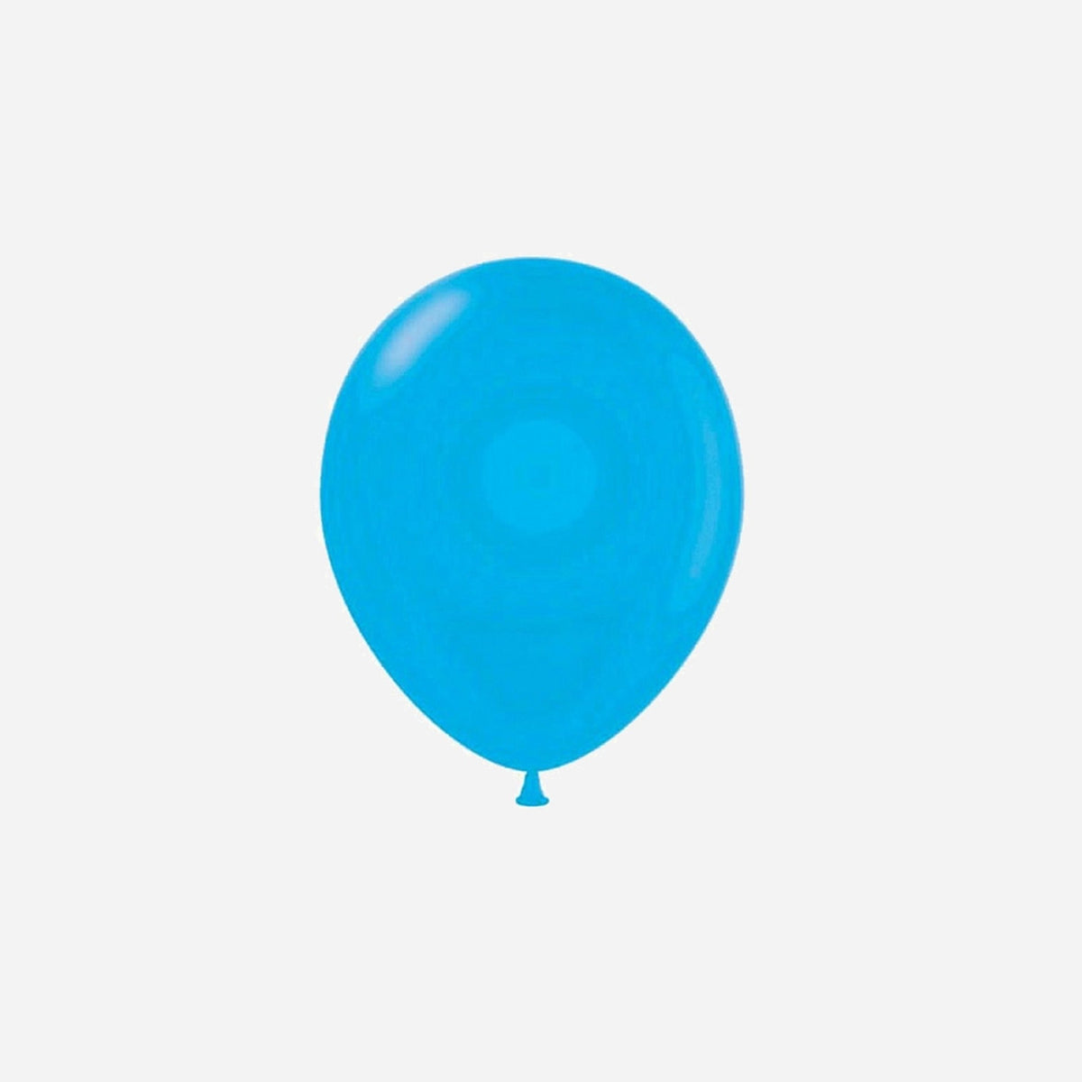 Ballon latex opaque bleu clair 29 × 40 cm