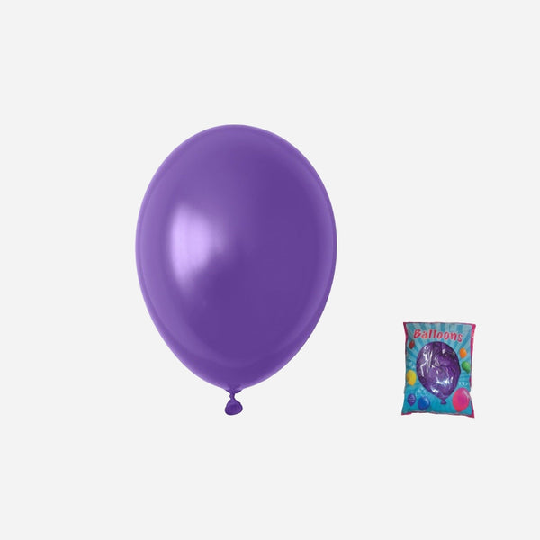 Ballon latex opaque violet 29 × 40 cm