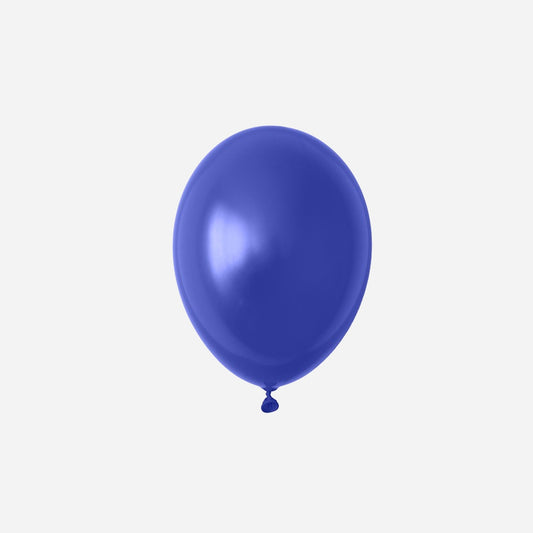 Ballon latex opaque bleu 29 × 40 cm