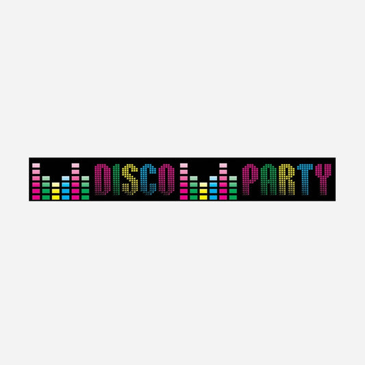 Cordon de sécurité disco Party vu-mètre 6m10