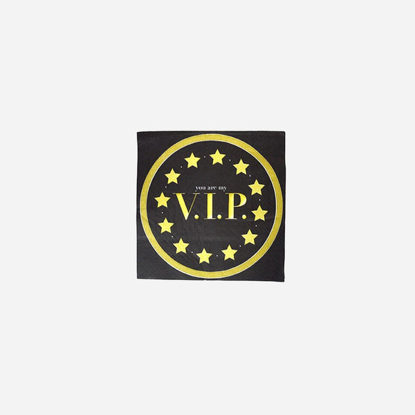 VIP lot de 16 serviettes en papier 33 cm
