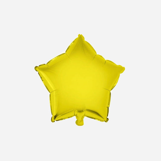 Ballon aluminium grosse étoile or 56 × 48 cm