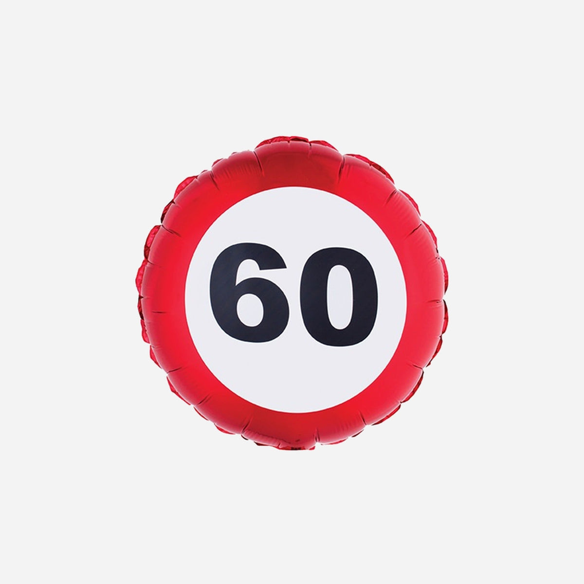 Ballon anniversaire aluminium 55 × 45 cm 60 ans