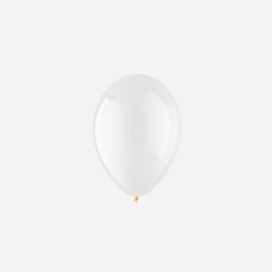 Ballon latex opaque transparent 29 × 40 cm