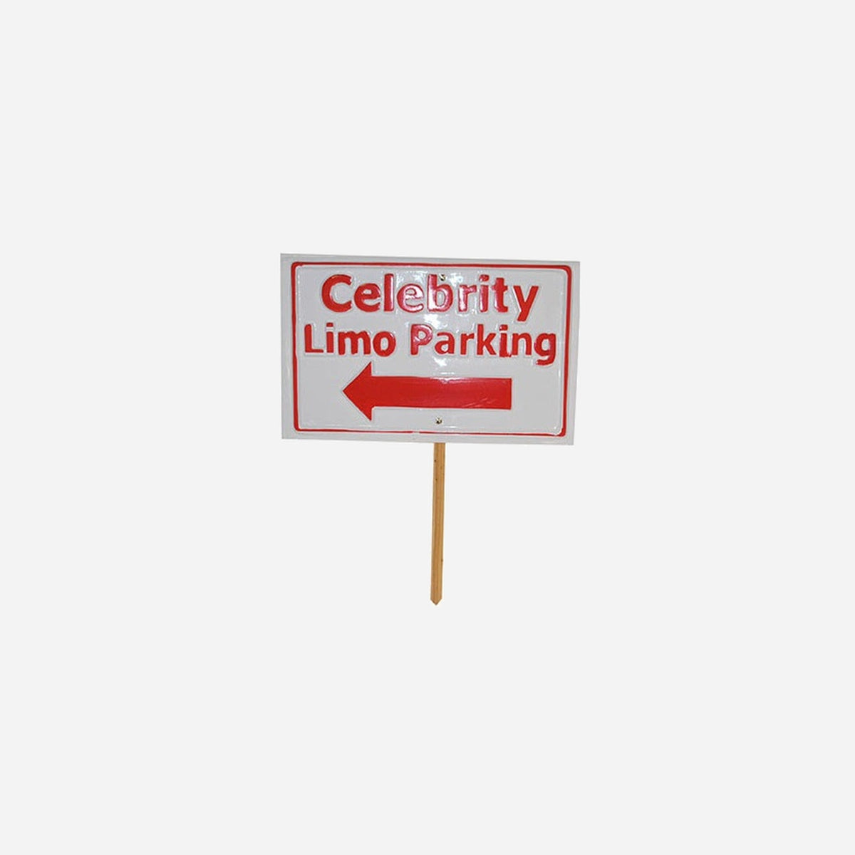 Panneau entrée "celebrity parking" 29 cm