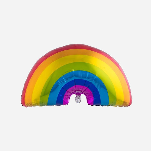Ballon aluminium arc en ciel rainbow 61 × 95 cm