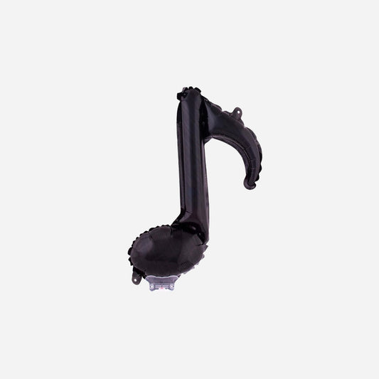 Ballon aluminium croche noir 50 × 45 cm