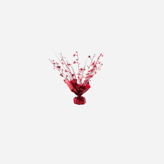 Poids pour ballon rouge brillant 30 cm