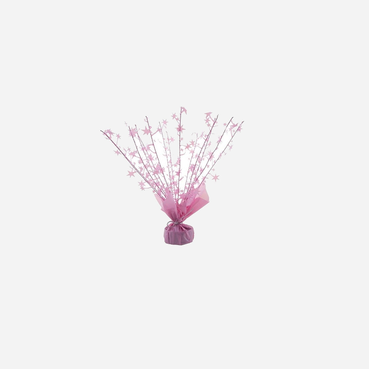 Poids pour ballon rose brillant 30 cm