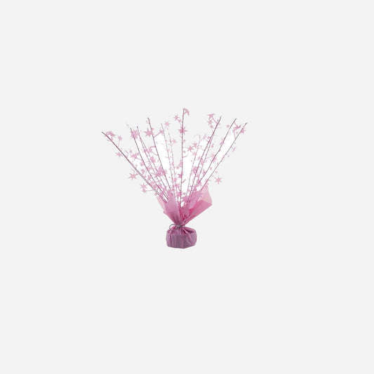 Poids pour ballon rose brillant 30 cm
