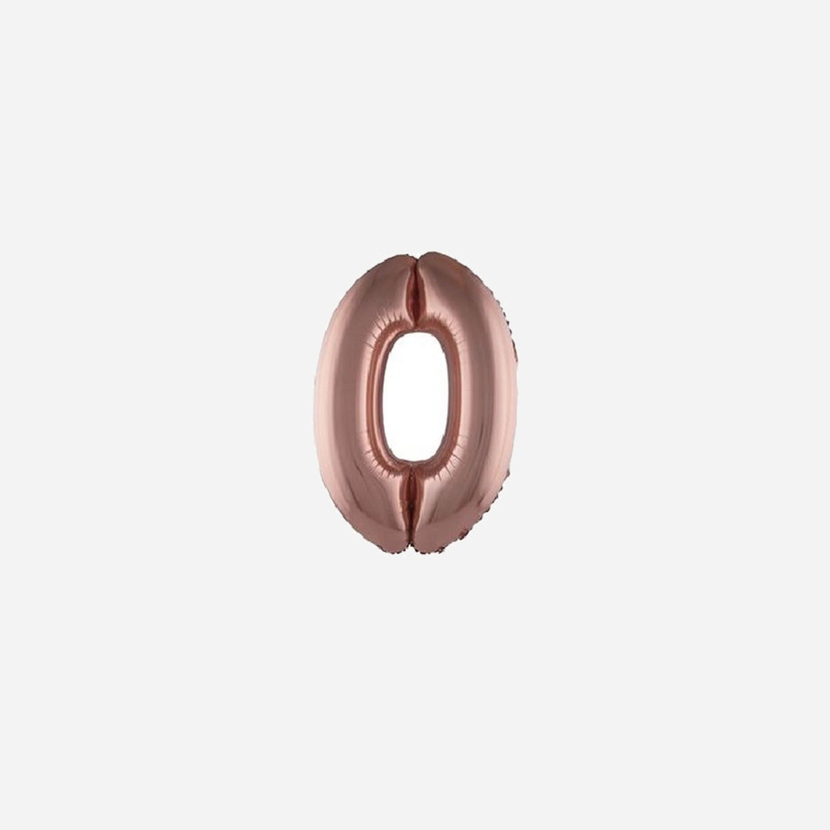 Ballon chiffre "0" en aluminium 1 m
