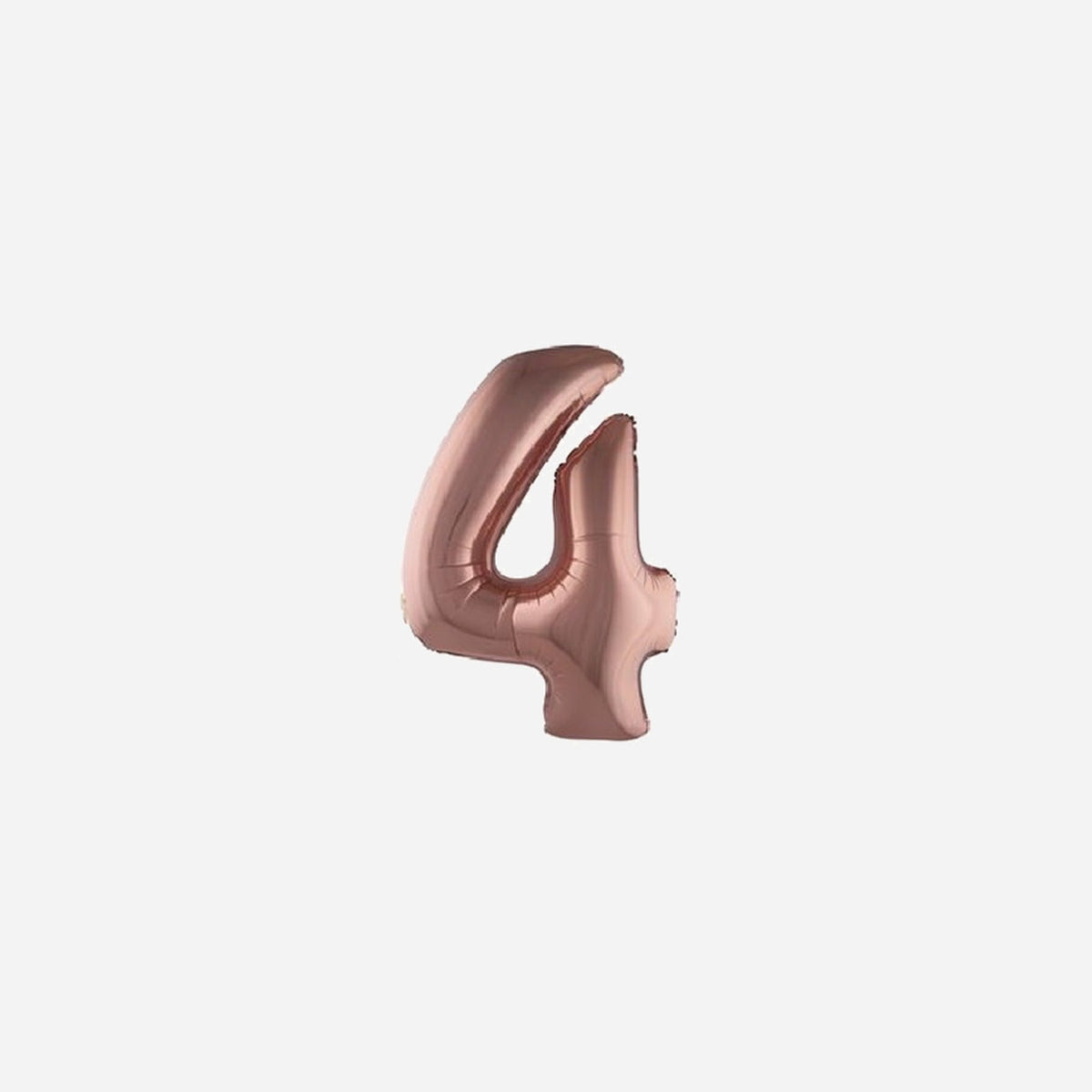 Ballon chiffre "4" en aluminium 1 m