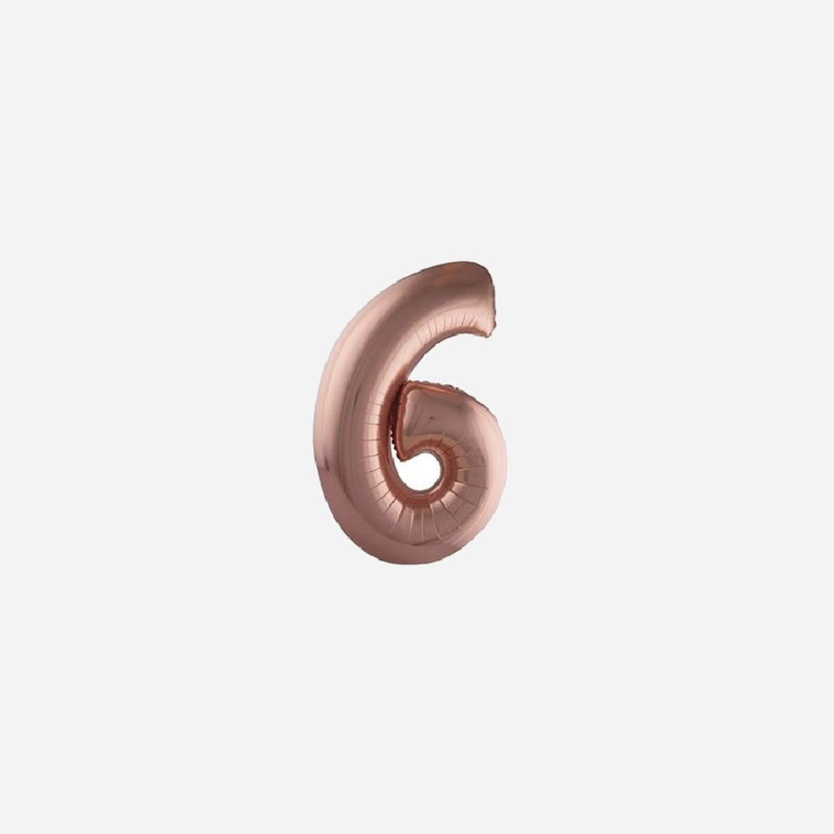 Ballon chiffre "6" en aluminium 1 m