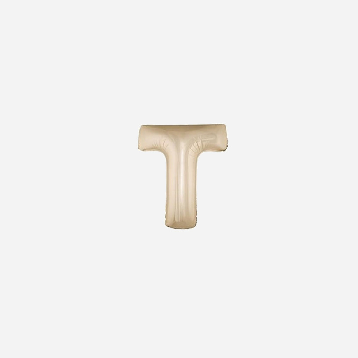 Ballon lettre "T" en aluminium 1 m