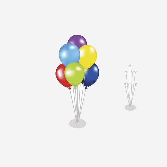 Support avec 7 sticks à ballons 70 cm