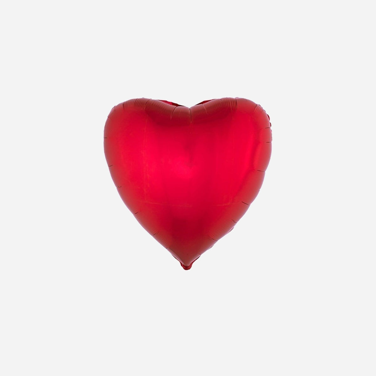 Lot de 25 ballons aluminium coeur rouge 76 cm