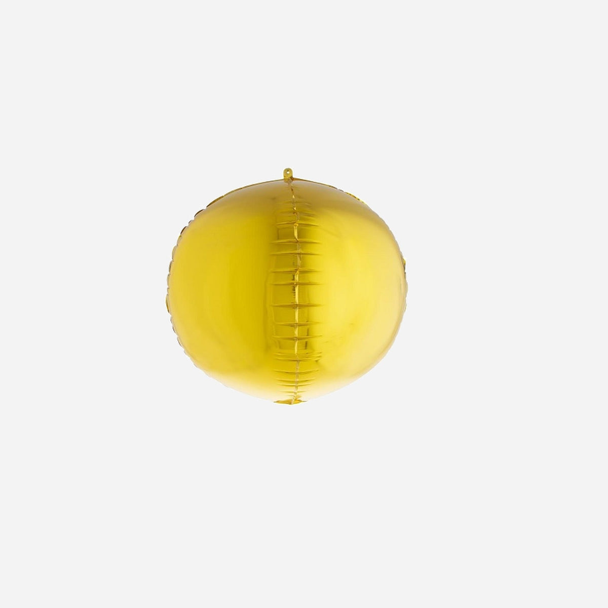 Ballon aluminium 3D rond or