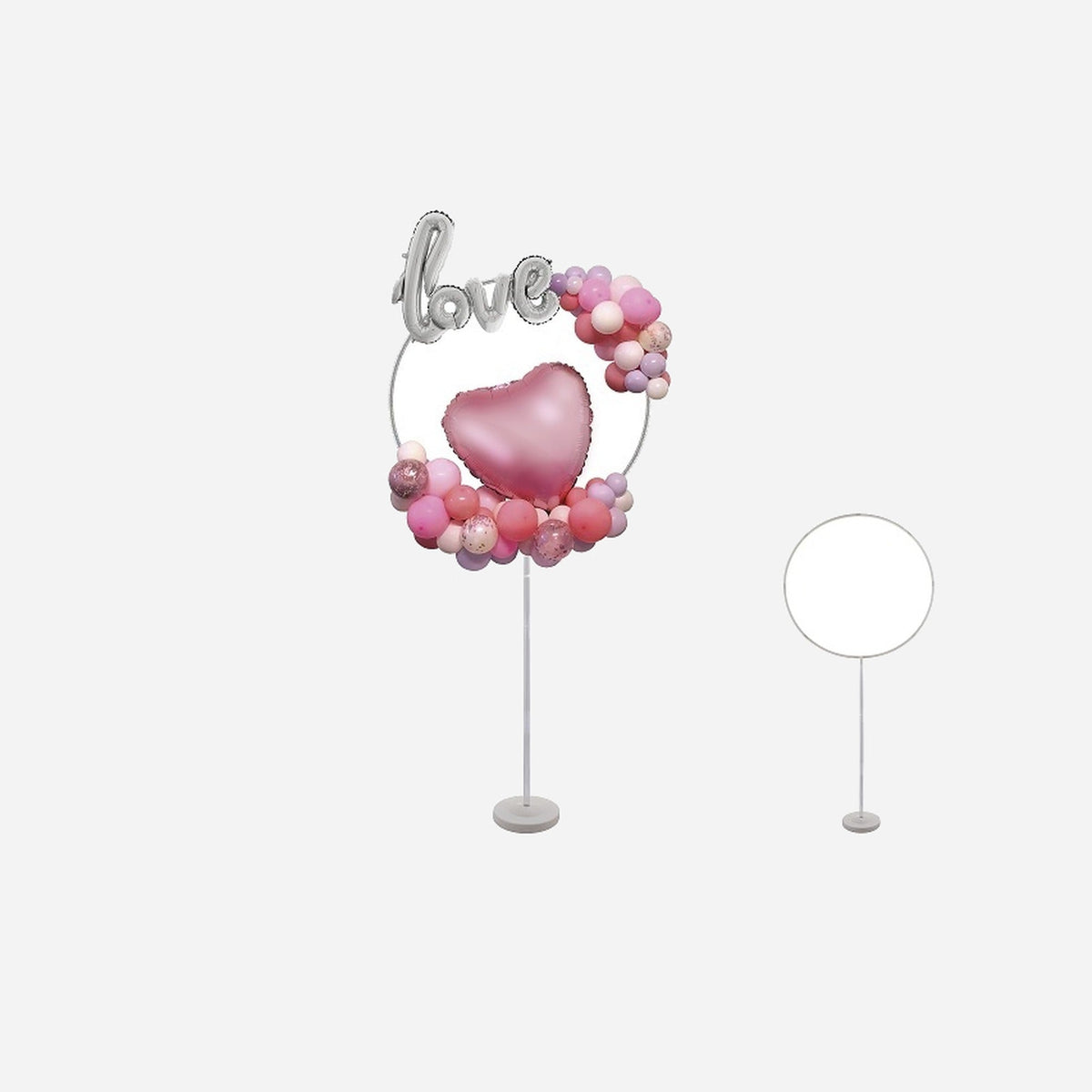 Structure avec cercle pour ballons 1,6 m