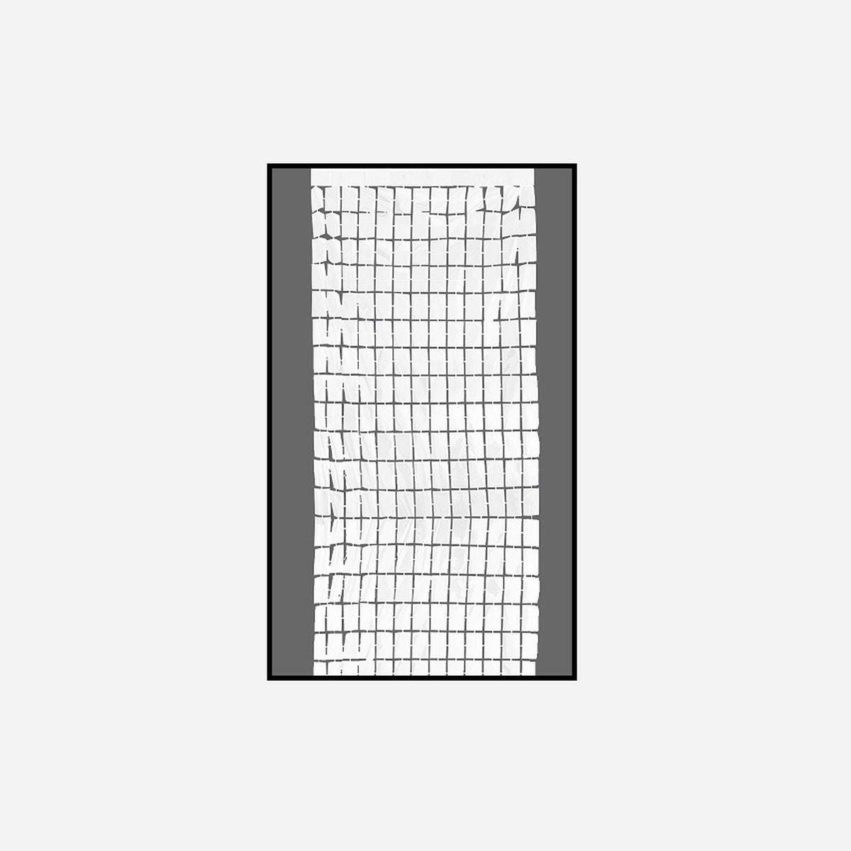 Rideau décoration métallique 2 × 1 m
