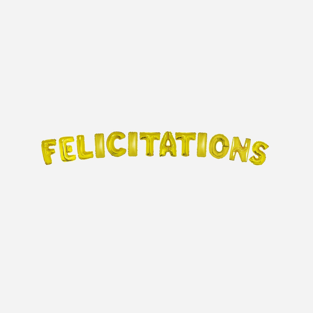 Kit ballons aluminium "Félicitations" or 13 pièces 41 cm