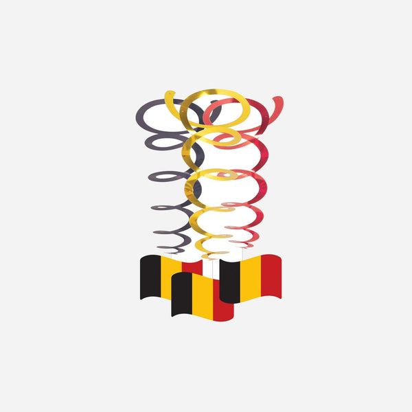 Lot de 3 suspensions spirales belgique 70 cm
