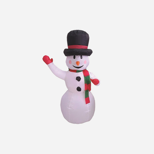 Bonhomme de neige gonflable lumineux 1,2 m