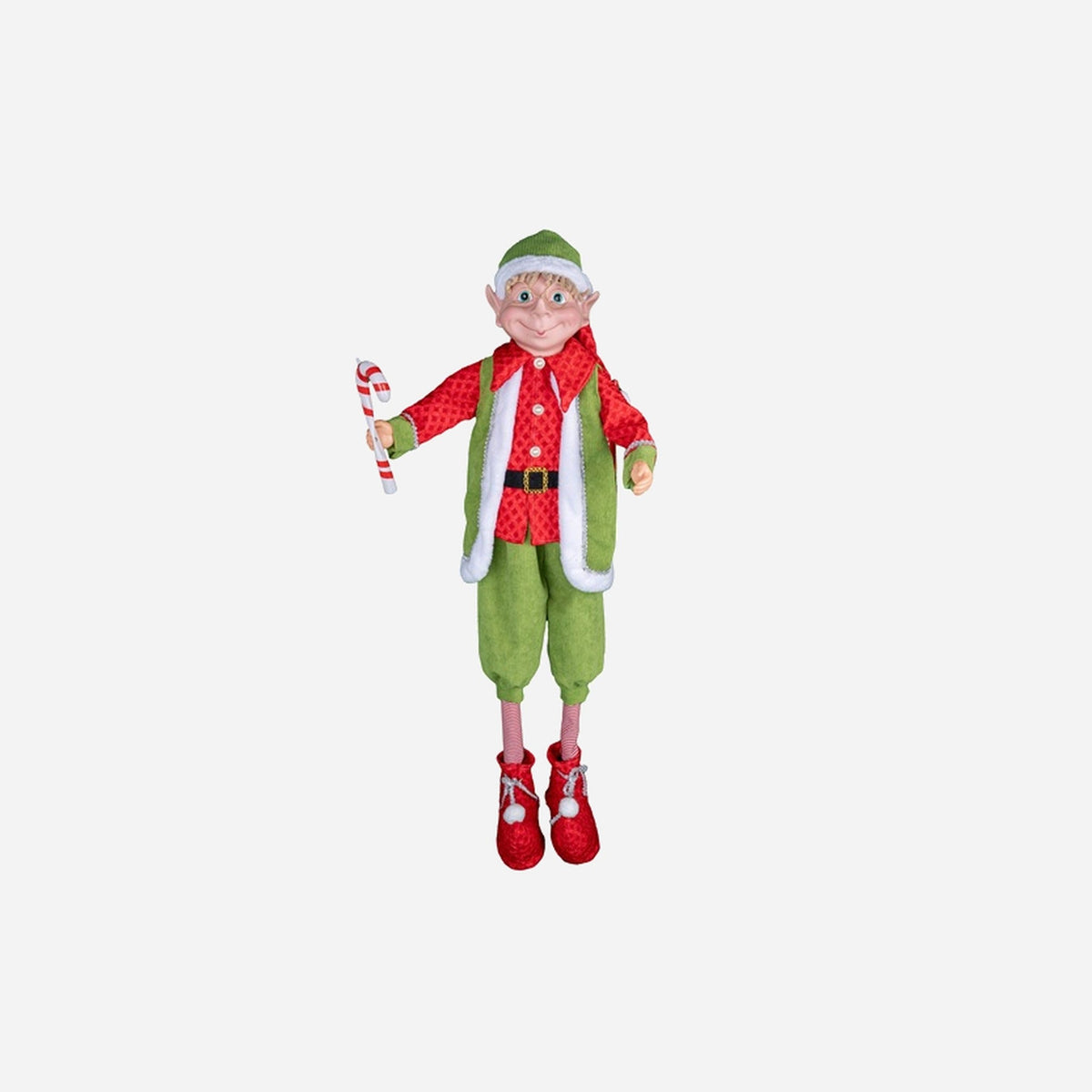 Lutin elf de noël sonore et motorisé 1,1 m