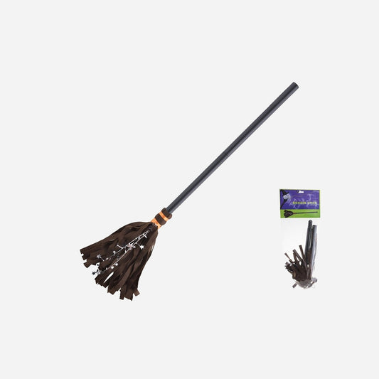 Balai de sorcière avec fil argenté 86 cm