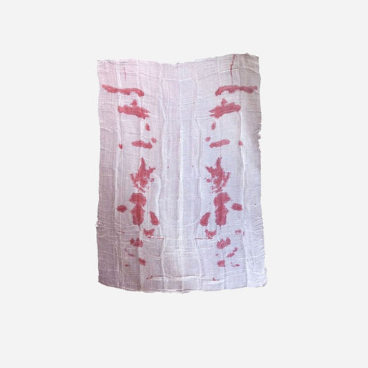 Nappe en tissu blanc ensanglanté halloween 2.13x1,52 m