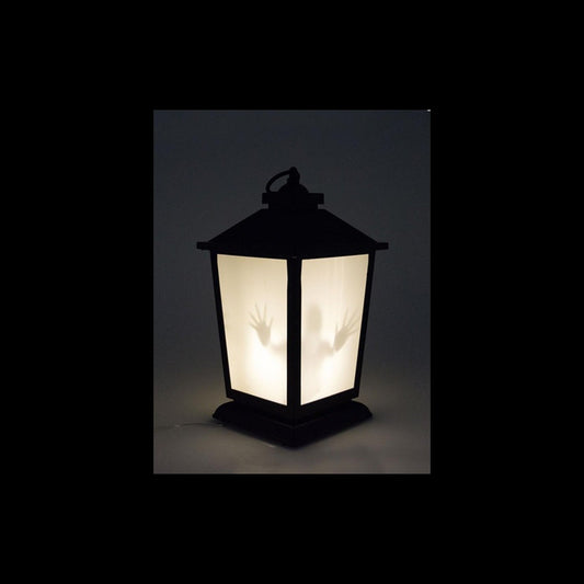 Lanterne LED lumineuse et sonore motif halloween 32 × 17 cm