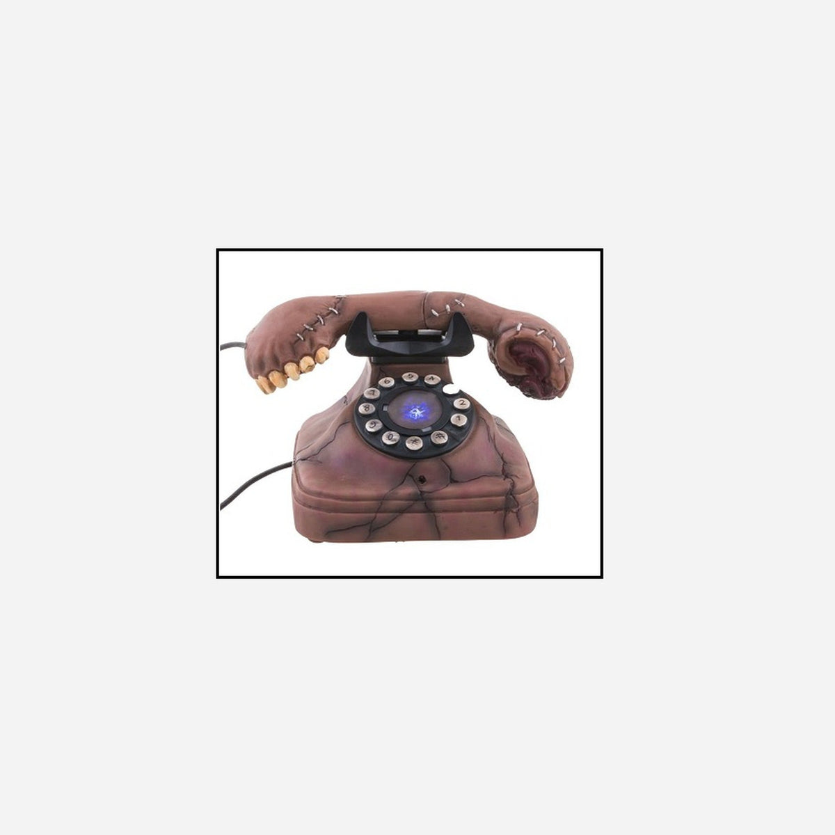 Téléphone d'horreur lumineux et sonore 22 × 13 cm