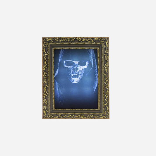 Tableau d'horreur 3D lumineux et sonore 31 × 24 cm