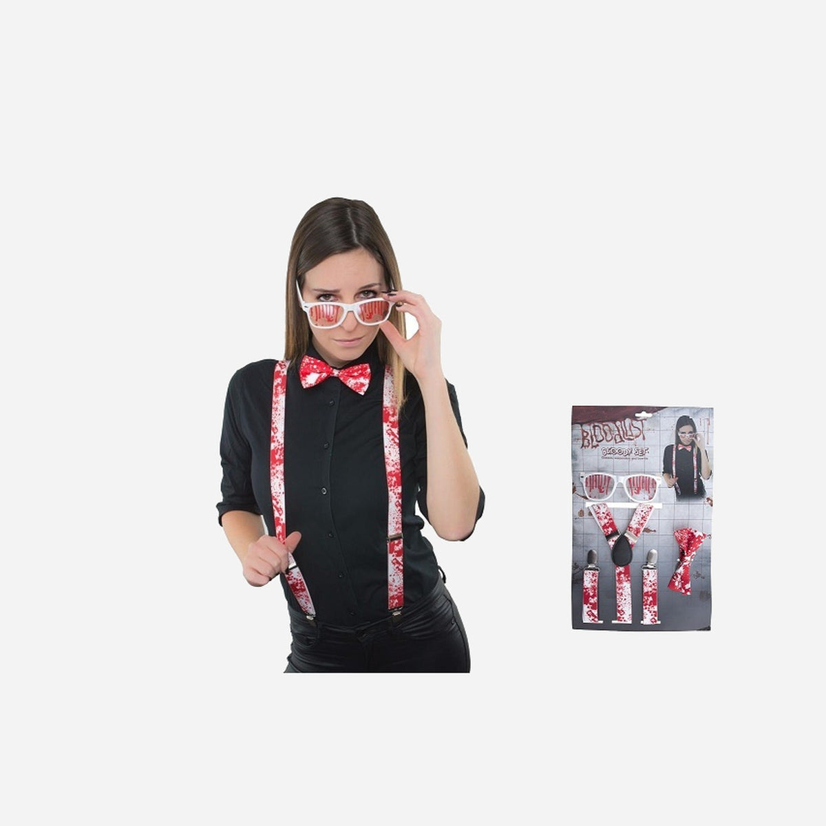 Set accessoires sanglants 3 pièces