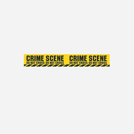 Cordon de sécurité "Crime Scene do not cross" 6,1 m