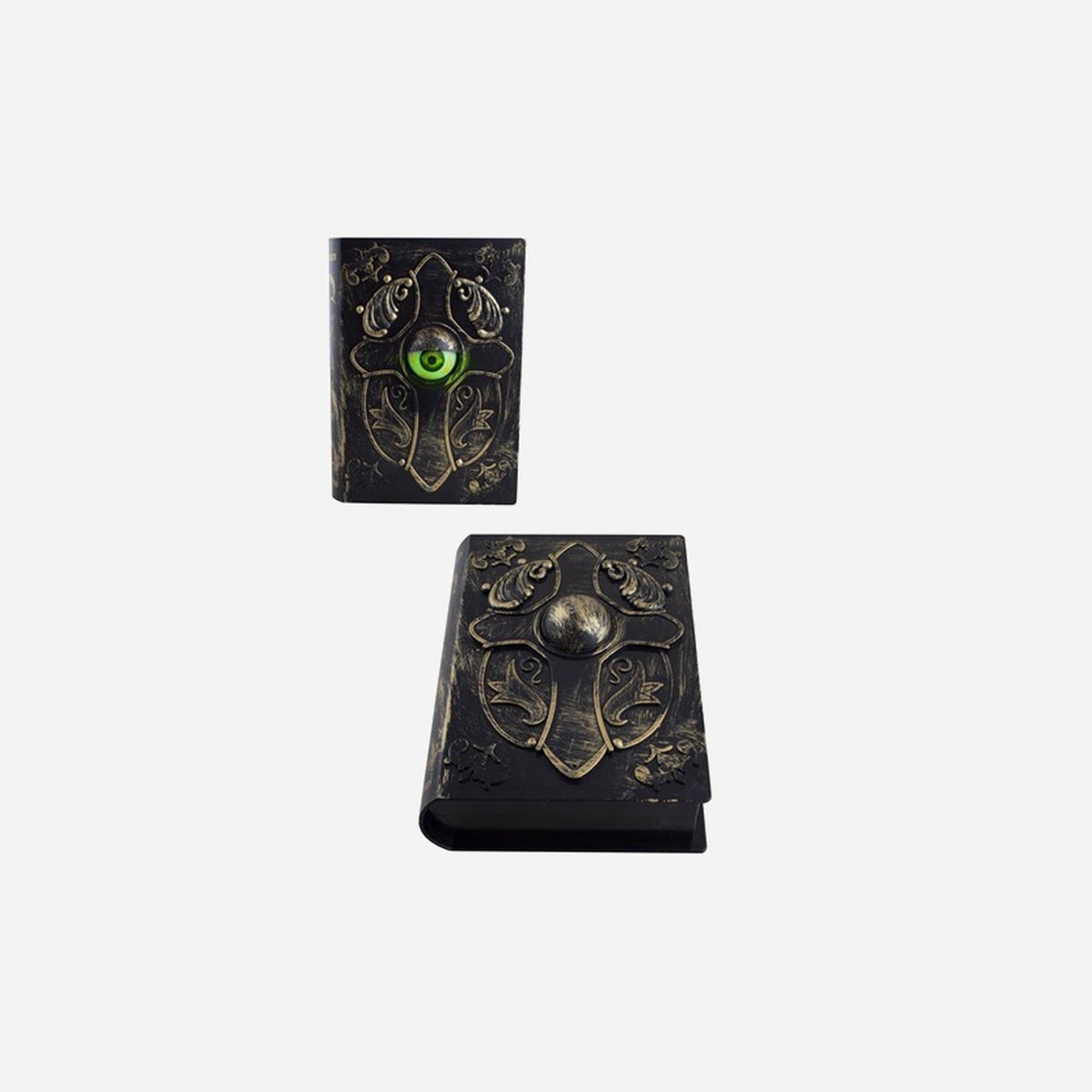 Grimoire avec oeil lumineux sonore et motorisé 22 × 17 cm
