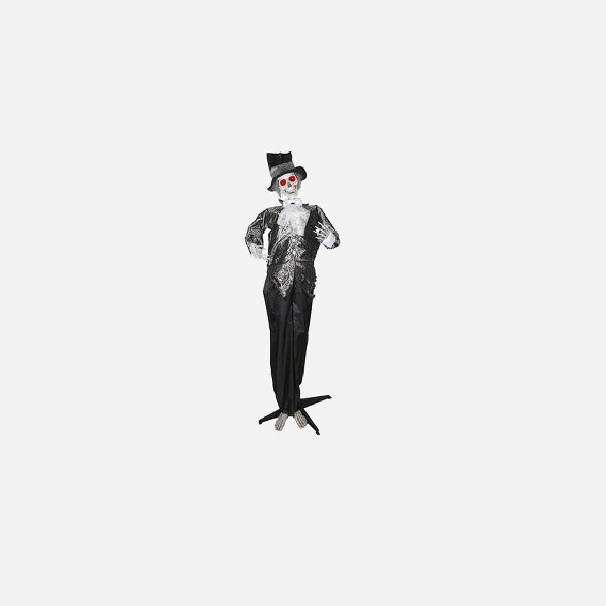 Squelette de groom lumineux et sonore 1,8 m