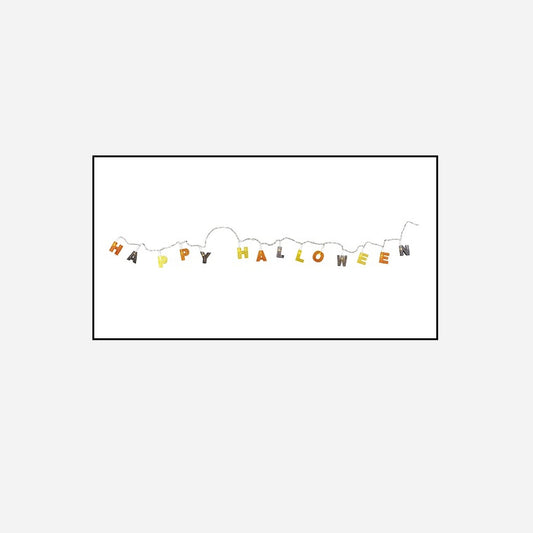 Guirlande lumineuse Happy Halloween 14 LED's 1,3 m