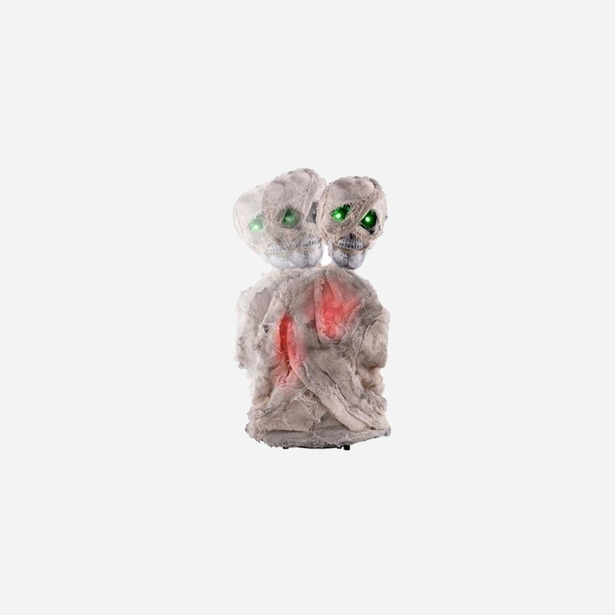 Momie assise lumineuse sonore et motorisée 38 cm