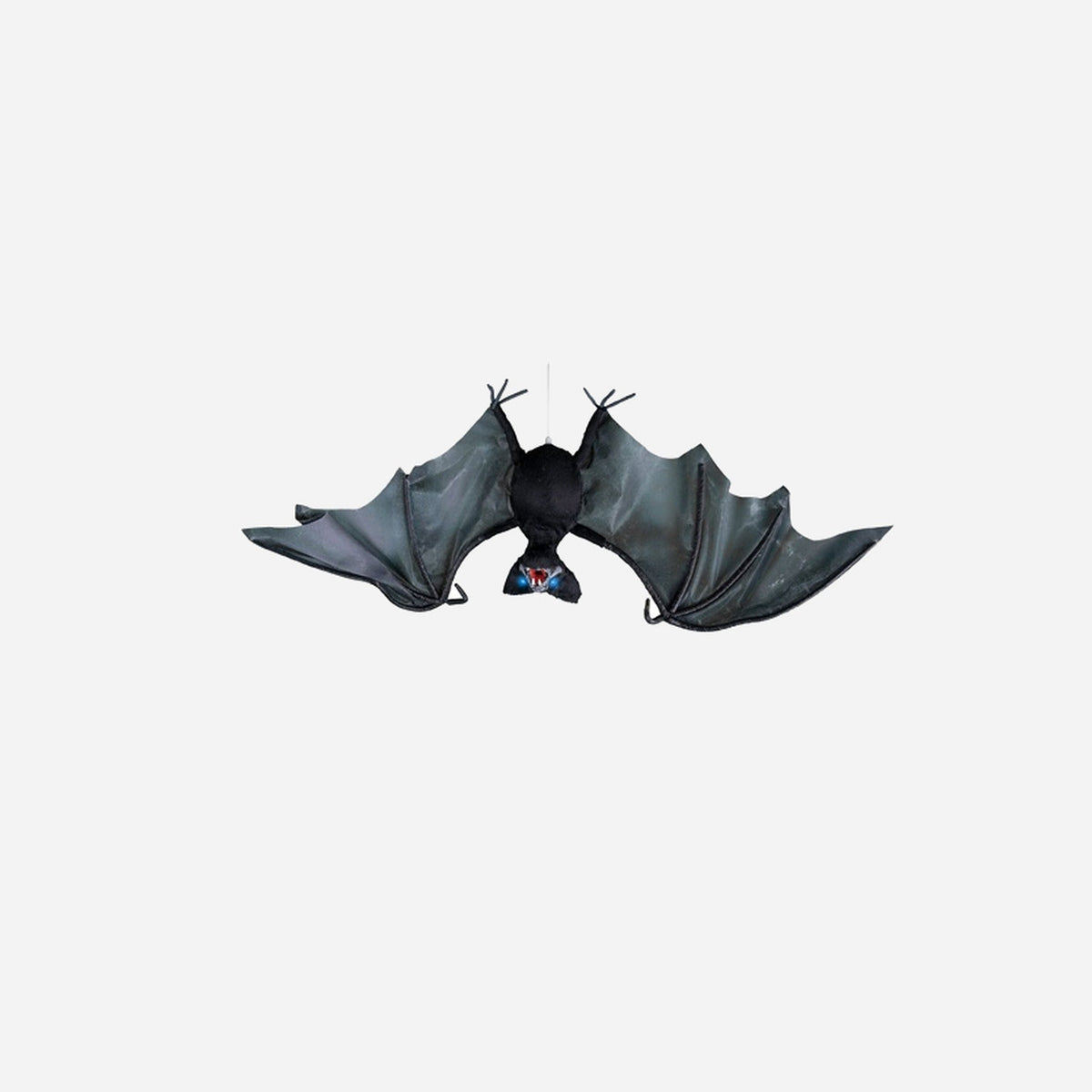 Suspension d'horreur chauve-souris lumineuse et sonore 90 cm